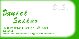 daniel seiler business card